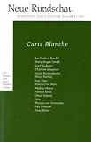 Produkt-Bild: Neue Rundschau 2010/2: Carte Blanche