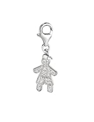 925 Sterling Silver April Birthstone Boy Charm, For Chamilia, Pandora, Biagi, Personality, Reflections And More Charm Bracelets