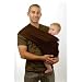 Peanut Shell Chocolate Baby Sling - Medium