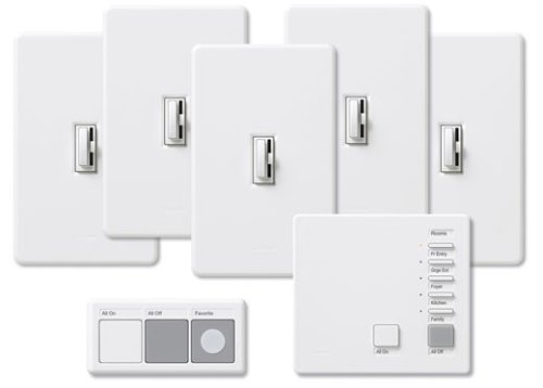 Lutron AuroRA AR-ENT-1 Wireless Lighting Control Package - Light Almond