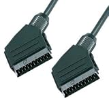 Scart Lead 1m - Scart Plug to Plug - 1 Metre Length