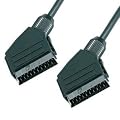 Scart Lead 1m - Scart Plug to Plug - 1 Metre Length