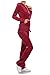 G2 Chic Women's Junior + Missy Basic Solid Velour & Fleece Suit Two Piece Set