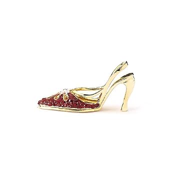 Set A Shopping Price Drop Alert For Swarovski Crystal Red High Heel Business Card Holder