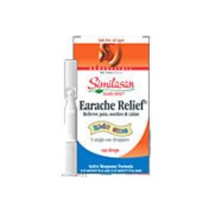 Similasan - Earache Relief Kids Size Single Use Droppers - .015oz 5 each by Similasan