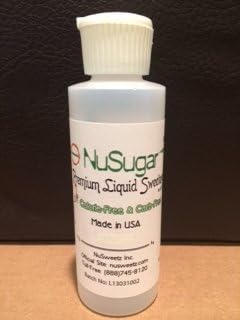 NuSweet Liquid Sucralose , Premium Liquid Sweetener, 2 Oz
