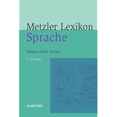 Metzler Lexikon Sprache