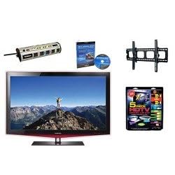Samsung LN55B650 HDTV + Hook-up Kit + Power Protection + Calibration + Tilt Mount