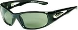 Review Sinner SISU-407-10-20 / Wave - Shiny Black Frames - PC Green Lenses