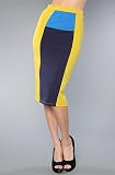 Motel The Bonnie Tube Skirt in Mustard,Skirts for Women
