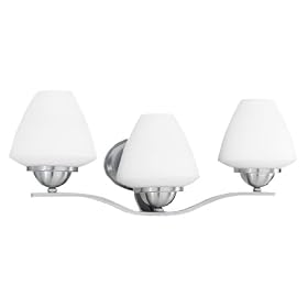 Thomas Lighting M1850-78 Cosmopolitan Two-Light 24-Inch W by 10-Inch H Bath Light, Brushed Nickel