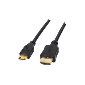 mr!tech C�ble HDMI vers HDMI Mini C (certifi� HDMI 1.3) pour Casio | Remplacement | Compatible avec: Casio Exilim EX-F1 | Longueur: 10m