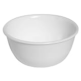 Corell 6017640 WHT 12-oz Livingware Winter Frost White Dessert Bowl - Case of 4