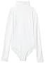 Capezio Girls 7-16 Turtleneck Long Sleeve Leotard,White,L (12-14)