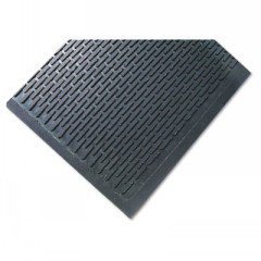 Crown Mats and Matting Crown-Tred Rubber Black Scraper Mat, 4 x 6 feet -- 1 each.
