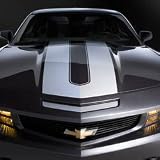2011 Chevrolet Camaro Convertible Synergy Stripes Decal Kit - Black by Chevrolet