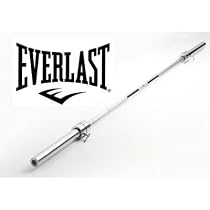Everlast 7ft 20kg Olympic Weights Bar with Clamp Collars