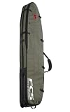 FCS 8'0 Double Wheelie Funboard Travel Bag in Alloy/Olive