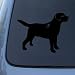 LAB - Dog - Vinyl Car Decal Sticker #1533 | Vinyl Color: Black