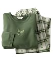 Woolrich Women's Flannel Jacquard PJ Set