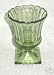 Green Pedistal Floral Por Or Vase