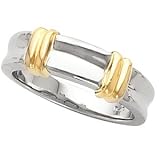 Platinum & 18K Yellow Gold Duo Bands
