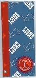 Detroit Lions NFL Flat Gift Wrap (20"x30" Sheets)