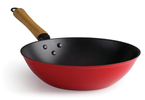 Iron Chef J65-0001 12-Inch Stir-Fry Pan with Bamboo Handle
