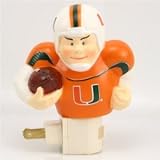 5 University Of Miami NCAA Running Back Player Night Light
