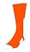 TCK Player Id Orange/White Number Crew Sock (#2 - Single Sock, Small)