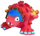 Vo-Toys Latex Stuffed Gigantic Yellow Hippo Dog Toy