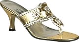 Jack Rogers Navajo Dressy Sandal Gold/Silver Trim (21-550)