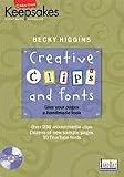 Creative Clips and Fonts