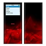 Dark Ruby Crystal Design Decal Skin Sticker for Apple iPod nano 2G (2nd Generation) 2GB/ 4GB/ 8GB Player