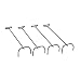 Desk Tray Supports for CEB40237 Legal Size Desk Tray, Black, 4/Set CEB40235