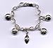 Sports Silver Charm Bracelet