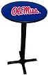 Ole Miss Rebels Pub Table with Black Commercial Base