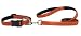 SMALL 10 IN - COPPER - Padded Nylon Dog COLLAR & LEAD SET