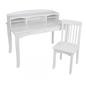 KidKraft Large Avalon Desk - White