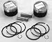 10.0:1 ratio .010 O/S-Hi-Compression Cast Pistons Kits-Screamin Eagle®
