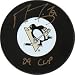 Marc-Andre Fleury Autographed Puck w/09 Cup Notation