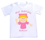 Personalized Character Big Sister Shirt