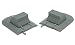 HO True-Track Bumpers (2)