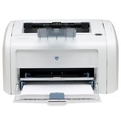 HP LaserJet 1018 - Printer - B/W - laser - Legal, A4 - 600 dpi x 600 dpi - up to 12 ppm - capacity: 150 sheets - USB