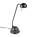 Electrix Illumination 7250-BK Halogen Desk Lamp with Light Diffusing Dome Shade, 22 Reach, Matte Black
