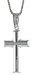 Sterling Silver Hollow Cross Pendant
