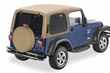 Bestop 41507-04 Tan 1 Piece Hardtop Without Doors for 1997-06 Jeep Wrangler