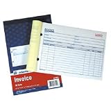 Adams Carbonless Invoice Books, 2-Part, 7 15/16in. x 5 9/16in.