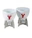 Set of 2 Butter Warmers by Steel Function