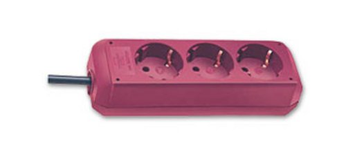 Brennenstuhl ECO Line Steckdosenleiste (3-fach, 1,5 m) bordeaux Preisvergleich